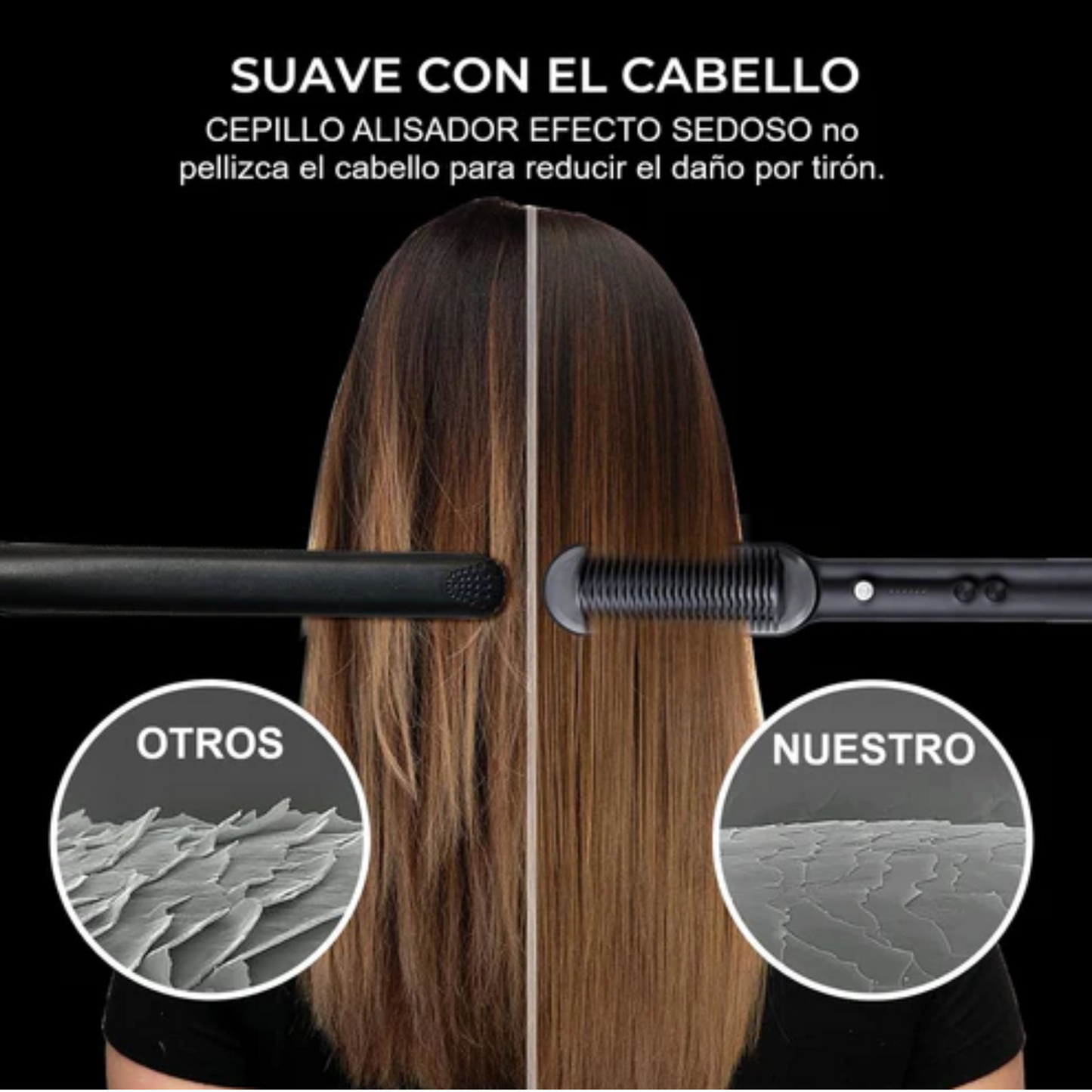 CEPILLO ALISADOR DE CABELLO FrizzAway™ ( Paga al Recibir en Casa 🤝🚚 )