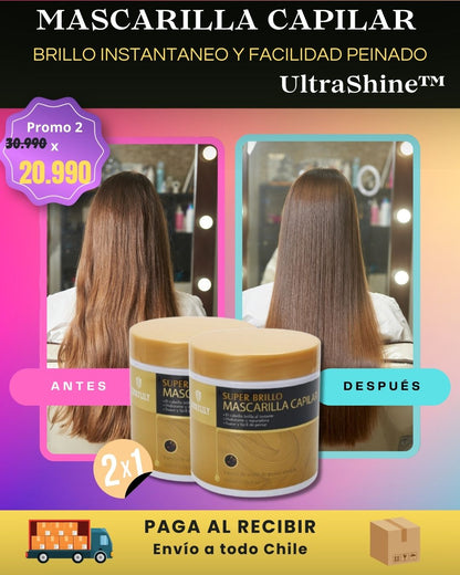 ¿CABELLO OPACO Y SIN VIDA? MASCARILLA ULTRASHINE™