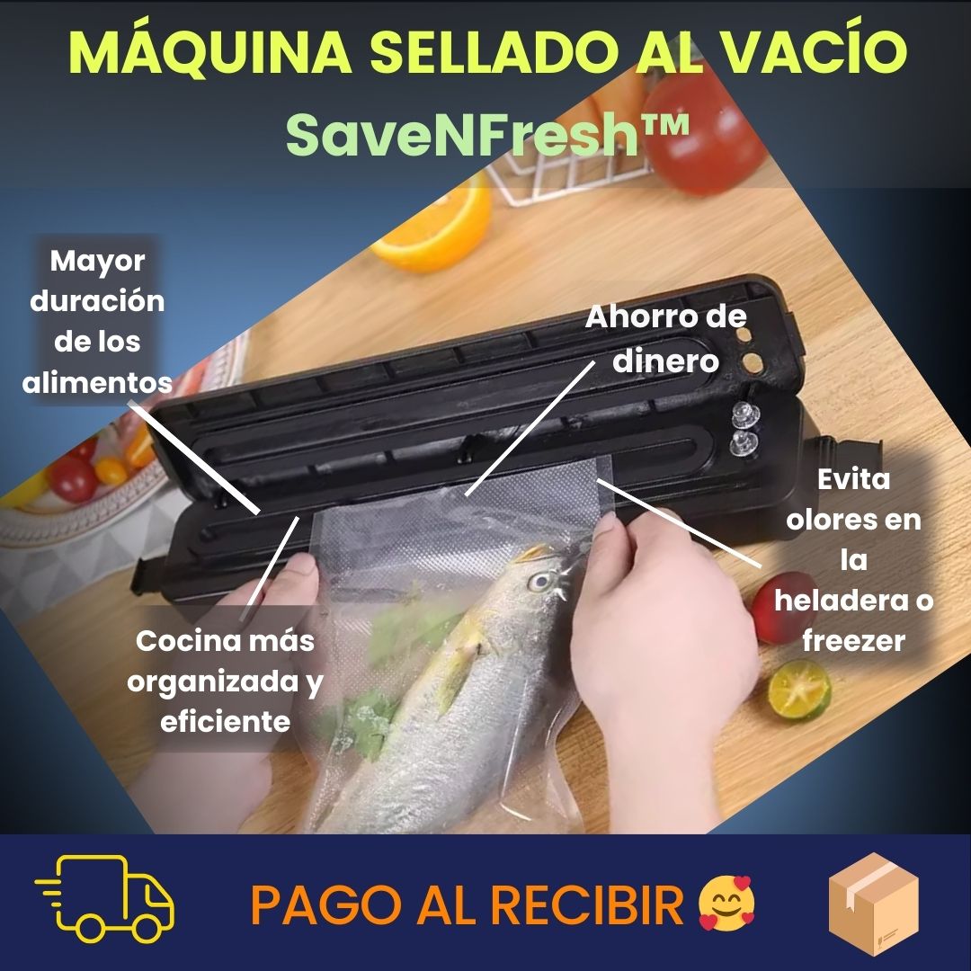 🔥 Sellador Al Vacio Maquina - Conserva tu comida. Ahorra tu plata. ENVÍO GRATIS!