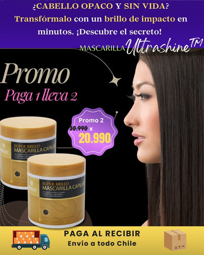 ¿CABELLO OPACO Y SIN VIDA? MASCARILLA ULTRASHINE™
