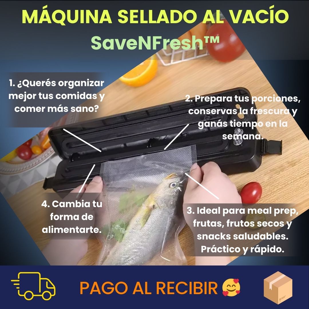 🔥 Sellador Al Vacio Maquina - Conserva tu comida. Ahorra tu plata. ENVÍO GRATIS!